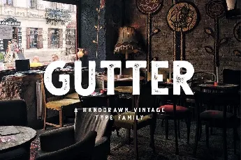 Gutter font