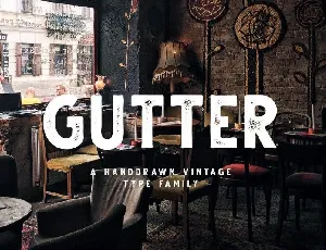 Gutter font