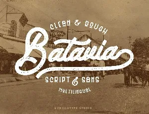 Batavia Typeface font