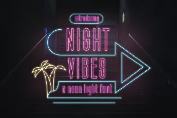 Night Vibes Free Version font