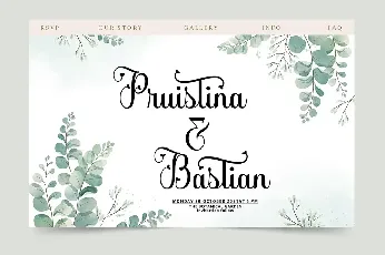 Graziella Script sans font