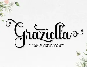 Graziella Script sans font