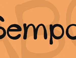 Sempoi font