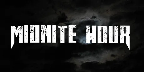 Midnite Hour font