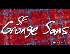 SF Grunge Sans font