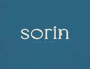 Sorin font