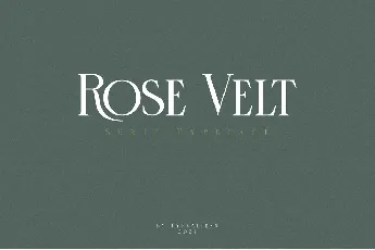 Rose Velt font