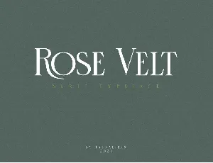 Rose Velt font