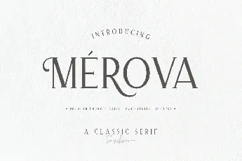 Merova font