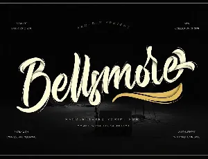 Bellsmore Brush font