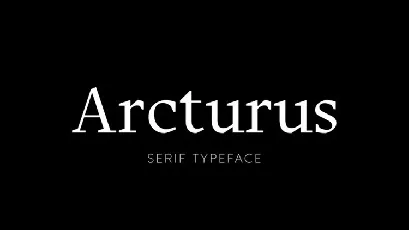 Arcturus font