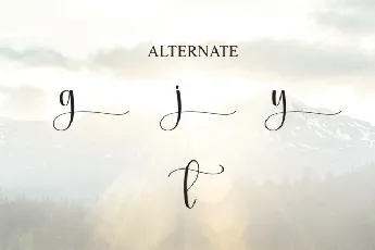 Brighter Script font