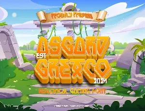 Asgard Grexco font