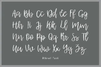 Albret Handwritten Free font