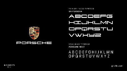 Porsche Logo font