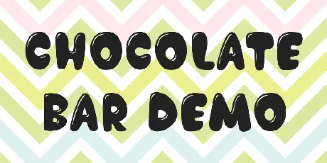 Chocolate Bar Demo font