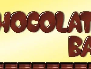 Chocolate Bar Demo font