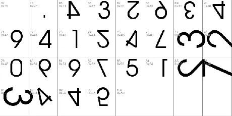 NumerO font