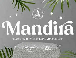 Mandira font