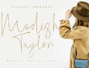 Modish Taylor Handwritten font