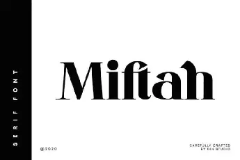 Miftah Serif font