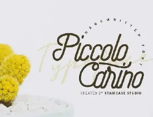 Piccolo Carino Script font