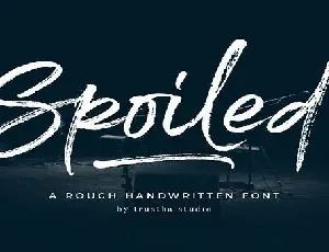 Spoiled font