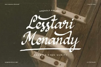 Lesstari Menandy font