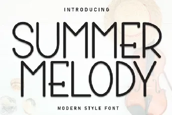 Summer Melody Display font