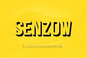 Senzow font