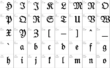 Leipzig Fraktur UNZ1A font