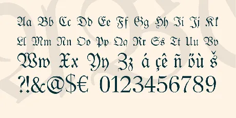 Leipzig Fraktur UNZ1A font