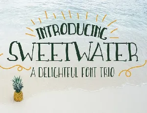 Sweet Water font