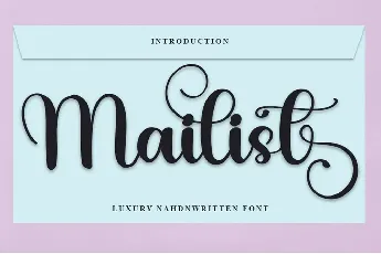 Mailist font