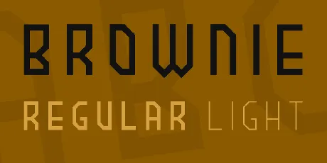 BROWNIE font