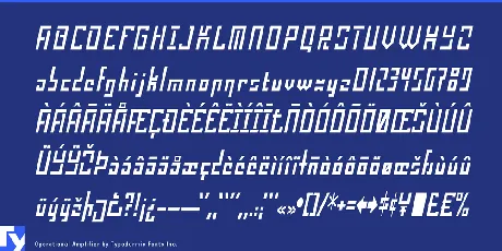 Operational Amplifier font