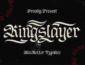 Kingslayer font