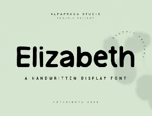 Elizabeth Display font