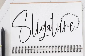 Sligature font