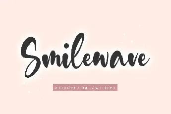 Smilewave font