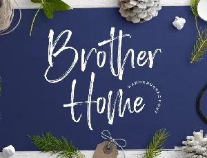 Brother Home Brush font