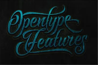 Raven Script font