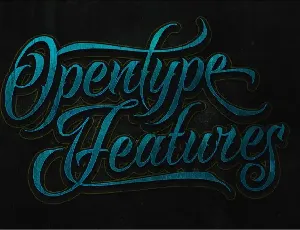 Raven Script font