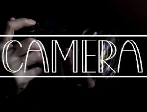 Camera Display font