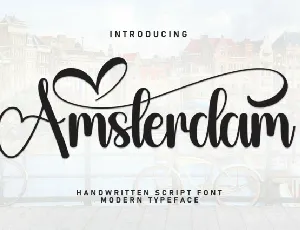 Amsterdam Calligraphy font