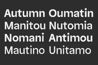 Nomixa font