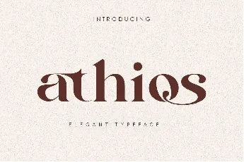 Athios font