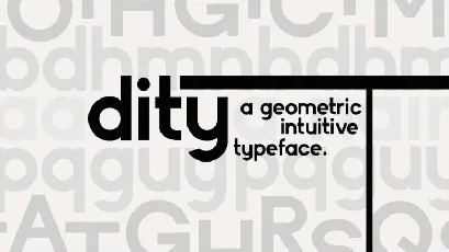 Dity font