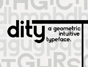 Dity font