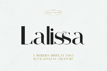 Lalissa Serif font